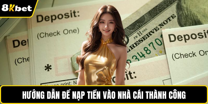 Hướng dẫn để nạp tiền vào nhà cái thành công
